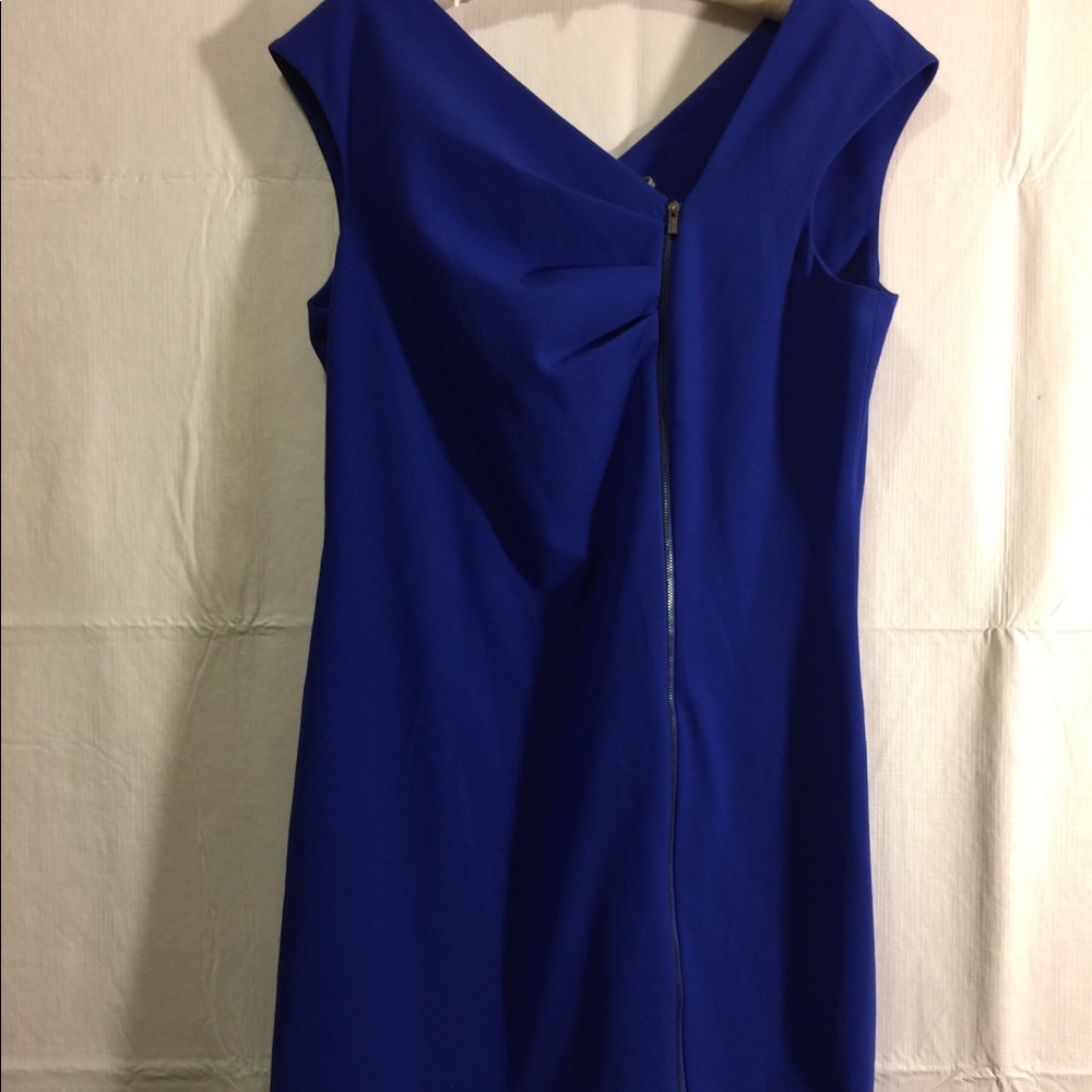 Calvin Klein royal blue ladies sheath dress sz12